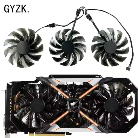 PLD10015B12H For GIGABYTE GTX1070 1080 1080ti AORUS Graphics Card Replacement Fan