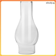 Clear Crimp Top Chimney Antique Lamp Replacement Kerosene Lanterns Cover Shade Oil Accessory Globes 