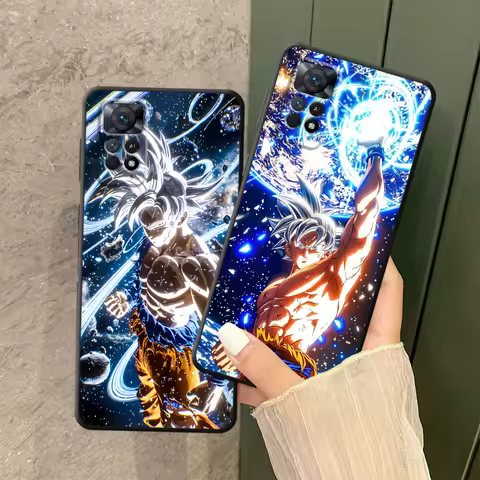 Dragon Ball Z Universe Goku Black Soft Phone Cover Case for Xiaomi Redmi Note 13 14 Pro Plus 12s 9S 