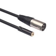 35 Female to XLR Male Microphone Line Sound Card Microphone Audio Cable Connection Capacitor 03m Sou