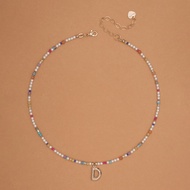 D RAINBOW BEAD NECKLACE