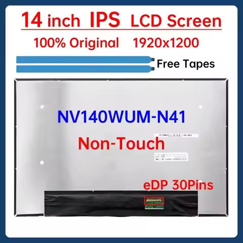 14" Laptop LCD Screen NV140WUM N41 NV140WUM-N41 For HP ZBook Firefly 14 G7 HP EliteBook 840 G9 G10 D