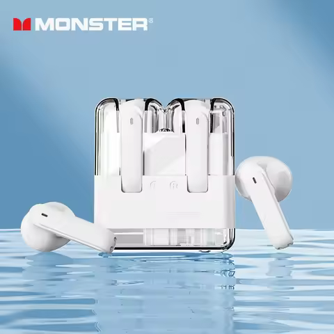 Original Monster XKT12 Gaming Earphones Wireless Bluetooth 5.3 Headphones TWS HIFI Sound Sports Earb
