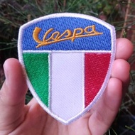 Emblem Patch Embroidery Vspa Scooter Italy UK 6x7 Cm Embroidery Patch