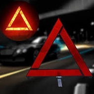 Hazard Sign Car Triangle Warning Sign Auto Breakdown Warning Triangle Reflective Stop Sign Board