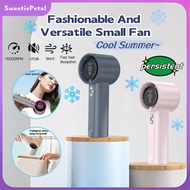 S001 Portable Turbo Fan / USB Rechargeable Mini Fan / High Speed Handheld Fan / Strong Wind Power / 
