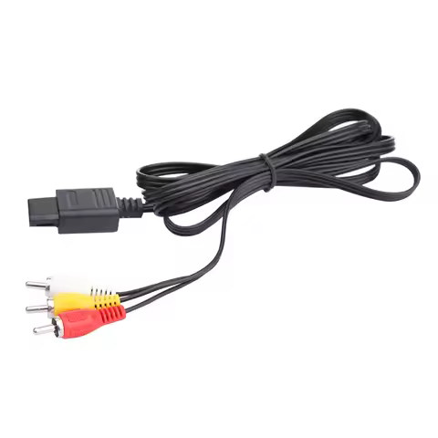 1.8M AV Cable Video Cable AV Cable To RCA Audio Video AV Cable Cord AV Audio Video Cable for Nintend