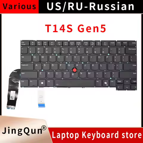 US/Russian Laptop Keyboard For Lenovo Thinkpad P1 Gen 7 E14 Gen7 P14S GEN5 T14P GEN2 T14S Gen 5 T14S