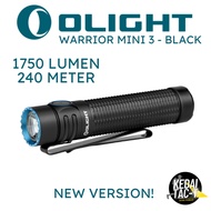 Olight Warrior Mini 3 - 1,750 LUMEN HIGH PERFORMACE DUAL SWITCH EDC FLASHLIGHT - KEDAI TAC-T - MALAY