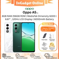 [Promo] Oppo A5 5G | 8GB RAM 256GB ROM | Dimensity 6300 |  6.67" 120Hz LCD Display | Original Set