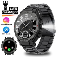 GT6Pro Flashlight Smartwatch 1.52-inch AMOLED HD Display Bluetooth Talking Sports fitness Smart Watc