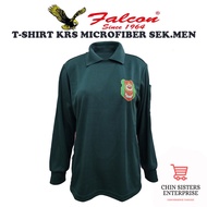 FALCON 308S T-Shirt KRS Sekolah Menengah Jersey Microfiber Lengan Panjang & Dwi-Kolar BARU