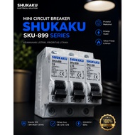 MCB Shukaku Electric Current Breaker Available in Sizes 6 Ampere, 10 Ampere, 16 Ampere