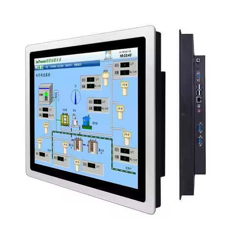 13.3 inch industrial mini computer panel pc all-in-one pc with capacitive touch screen built-in wifi