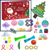 PETIBABY Kids Toy Stress Relief Bubble Popping Countdown Squeeze Christmas Advent Calendar Fidget Toys