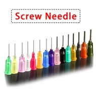 10 Pcs Screw Needle Nozzle Plastic Steel Super Fine Dot Glue Consumables Dot Glue Machine Accessorie