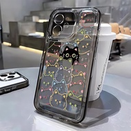 Hollow out cat Phone Case for iPhone 14 Pro Max i14 plus 13 Pro Max i13 13pro 11 Pro Max i11 X XR XS