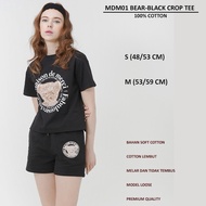 Women's Branded T-Shirt - MDM 01/AM 01/SPO 09 CROP TEE
