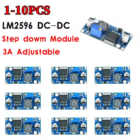 1/5/10pcs LM2596 DC to DC Buck Converter 3.0-40V to 1.5-35V Power Supply Step Down Module