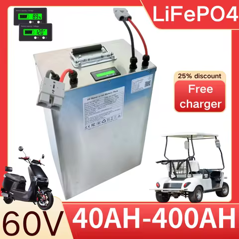 SK--20S 60V 40Ah 80Ah 100Ah 150Ah 200Ah 240Ah 300Ah 400Ah Lifepo4 Battery for 3KW 6KW EV RV Motorcyc