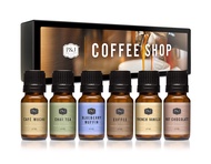 P&J Trading Fragrance Oil Coffee Shop Set | Coffee, Café Mocha, Chai Tea, Hot Chocolate, Blueberry M