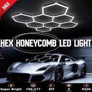 Multi-Use Honeycomb Hexagon LED Light - Car Wash, Workshop, Gym, Salon Decor & Lighting