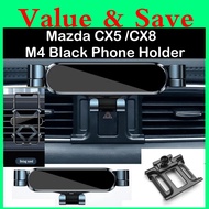 Mazda CX5 KF CX-5 2018 - 2025 CX8 KG CX-8 Phone Holder Accessories Custom Fit Gravity Mobile Holder
