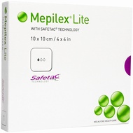 Mepilex Lite Silicone Foam Dressing 4" x 4" - 5 Sheets