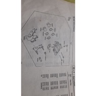 fork clip yamaha rd125 1gu tzr125