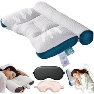 Pillow for sleep apnea，Ergonomic Sleep Apnea Pillow，Pillow for neck and shoulders，Suitable for side 