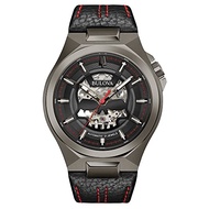 Bulova Maquina Automatic Men's Leather Strap Watch