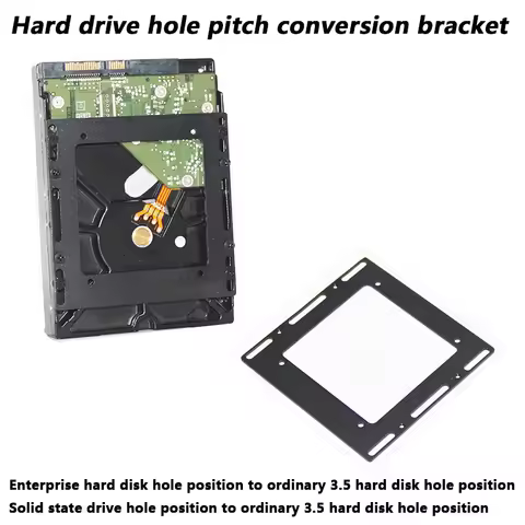 3.5-inch hard disk hole distance conversion frame hole distance 76.5 to 44.5mm Chassis hard drive ac