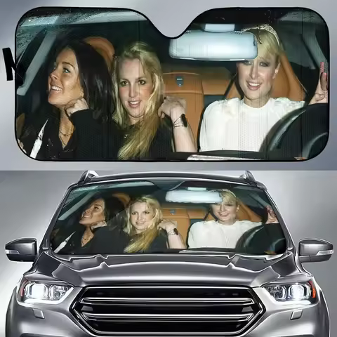 Paris Hilton Linsay Lohan Britney Spears Car Sun Shade Car Sun Visor Car Assessoires Movie Character