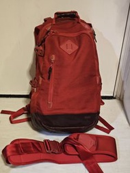 Visvim 20l backpack red