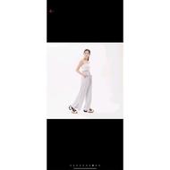 Byneeth tyna slit pants in grey blue tone NEW