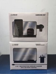 (包郵）Samsung C&amp;T ITFIT 三合一多功能無線充電板 ITFITPW06