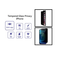 IPhone X XR 8 7 6 IPhone Privacy Tempered Glass Screen Protector