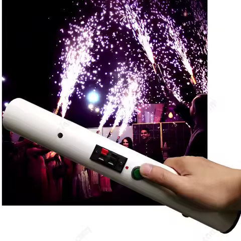 Hand Held Cold Pyro Shooter Wedding Pyrotechnic Firework Stage Birthday Candle Sparkler Ice Fountain