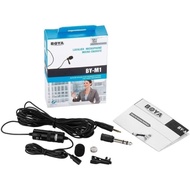 [1336] BOYA BY M1 Lavalier Microphone for Smartphones, Cameras Camcorders Audio Recorder PC Black 4 x 4