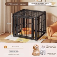 LIWAN | Small to Medium Dog Cage for Corgi Poodle Bichon Dog Bed