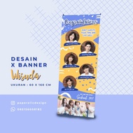 Banner Wisuda, Desain Banner Wisuda, XBanner Wisuda, Kado Wisuda