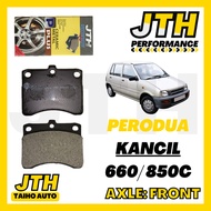 TAIHOAUTO JTH PERFORMANCE Front Brake Pad Perodua Kancil Brake Pad Kancil 660 Break Pad Depan Kancil 850