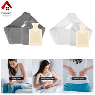 Hot Water Bag 1L Silicone Hot Water Bottle with Waist Cover Wearable Hot Water Bottle Soft Plush Wrap Around Hot Water Bottle Belt for Body SHOPCYC0888