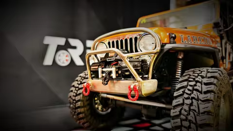 AXIAL SCX10 III 1/10 Jeep CJ-7 V2 RC Rock Crawler Titanium TC4 Upgrade Parts.Front Bumper, Spare Tir