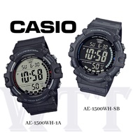 CASIO ORIGINAL AE-1500WH DIGITAL MEN WATCH JAM TANGAN LELAKI CASIO ORIGINAL (2 YEARS WARRANTY)