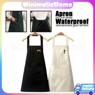 Cooking Apron/ Apron Cooking Apron for Women and Men Waterproof Kitchen Waterproof Oil Resistant Bar