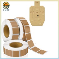 SUERHD Target Stickers, for Long&Short Range Outdoor Square Target Pasters,  Labels Self-Adhesive  R