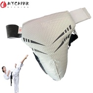 CHINK Groin Cup, Thickening PU Leather Groin Guard,  Polyester Cloth Groin Protection Gear