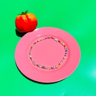 daintyme - Joy to the World necklace สร้อยคอ handmade bohemian แนวทะเล หิน ลูกปัดญี่ปุ่น