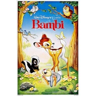 Poster USA - Disney Classics Bambi Technicolor Poster GLOSSY FINISH - TECN004 (24" x 36" (61cm x 91.